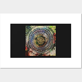 Mandala Tie Dye by Julie Ann Stricklin Posters and Art